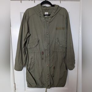GAP Hooded Utility Military Jacket
